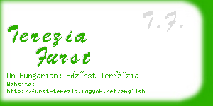 terezia furst business card